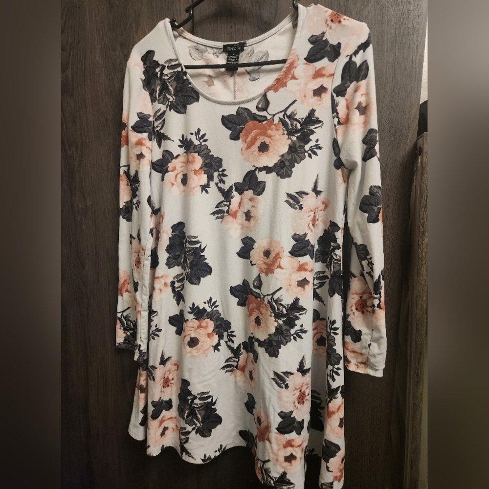 Medium flower print dress